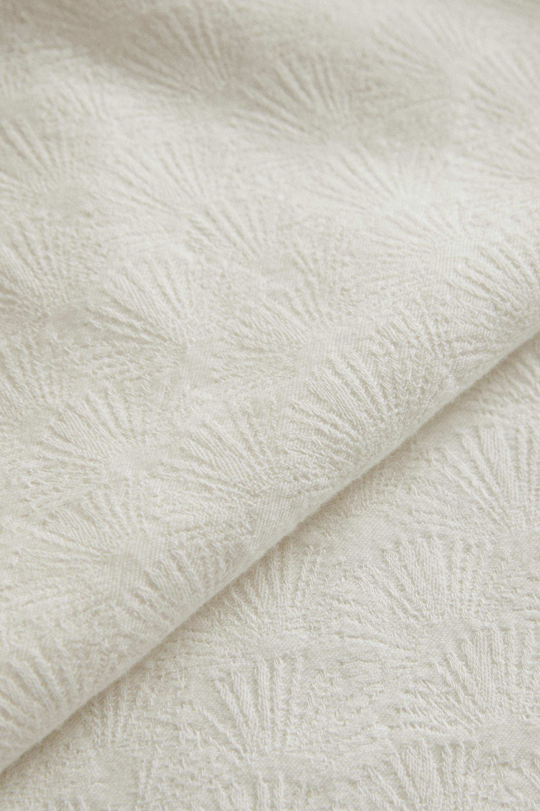 COUVRE-LIT COTON JACQUARD